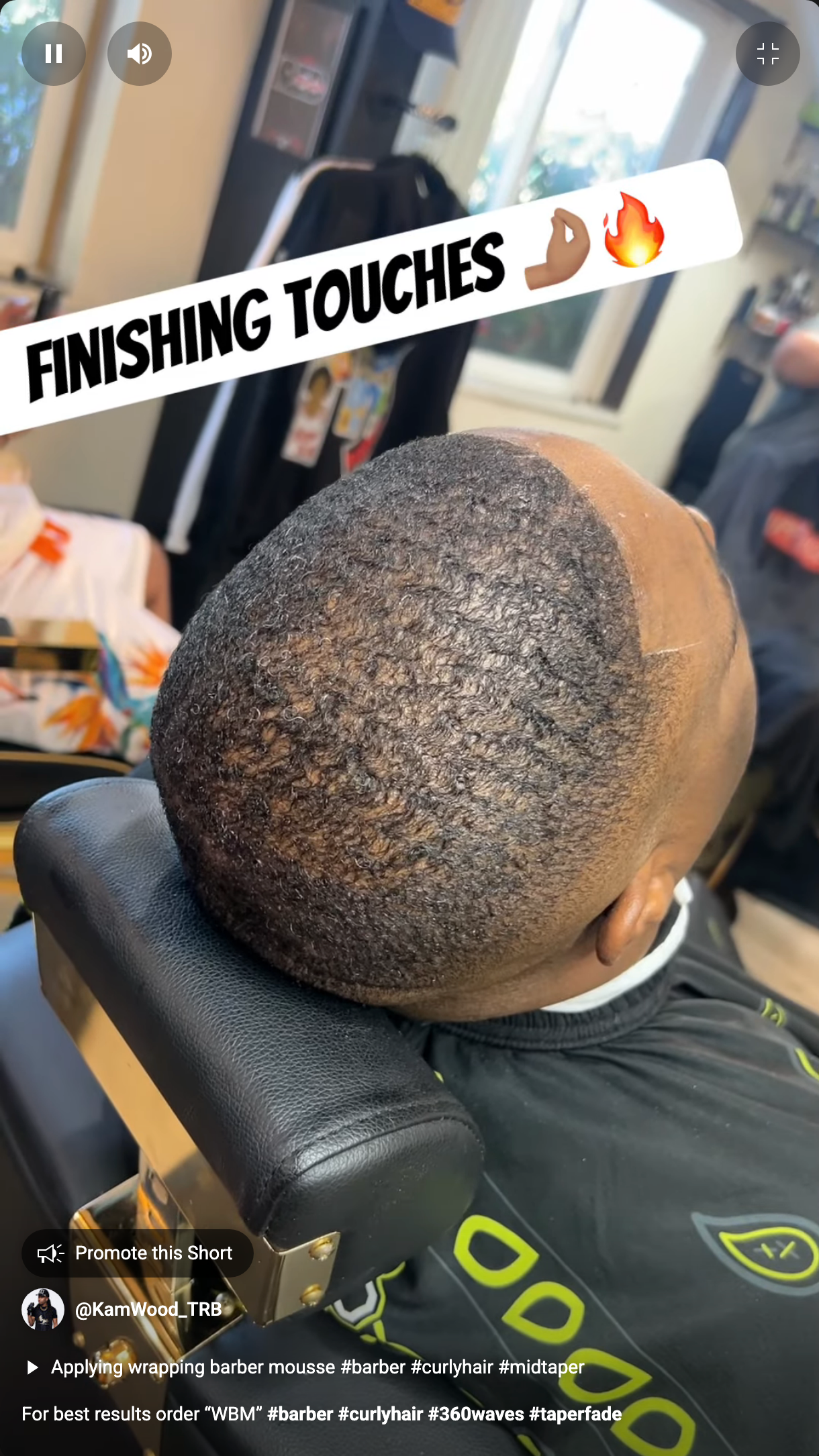 Wrapping Barber Mousse